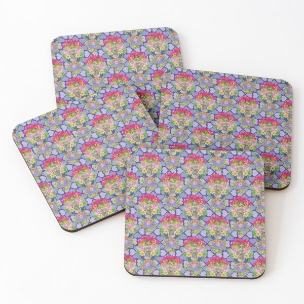 Item preview, Fairy with Spring Flowers on Purple Hearts designed and sold by Digitalmyth's Designs.