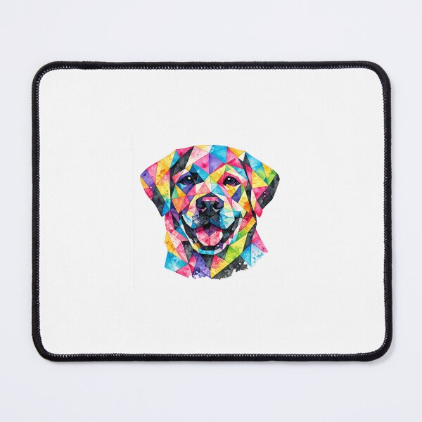 Item preview, Labrador Geometric Watercolor designed and sold by ZippyVibes81.