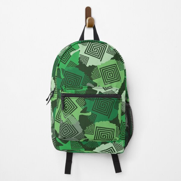 Item preview, Seamless Pattern with Geometric Square Spiral Leaves designed and sold by PowerAntShop.
