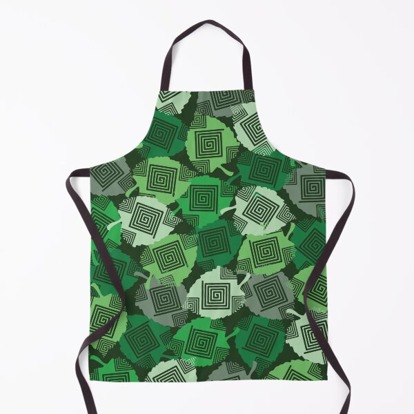 Item preview, Seamless Pattern with Geometric Square Spiral Leaves designed and sold by PowerAntShop.