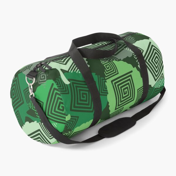 Item preview, Seamless Pattern with Geometric Square Spiral Leaves designed and sold by PowerAntShop.