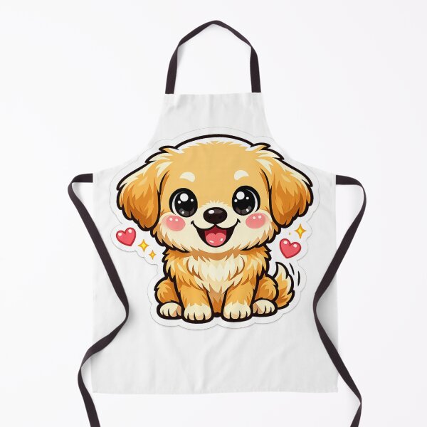 Item preview, Happy Golden Retriever Sticker | Cute Kawaii Golden Retriever Puppy Dog designed and sold by Skedart.