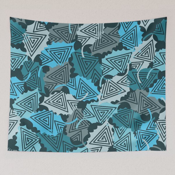 Item preview, Seamless Triangular Spiral Leaf Pattern designed and sold by PowerAntShop.