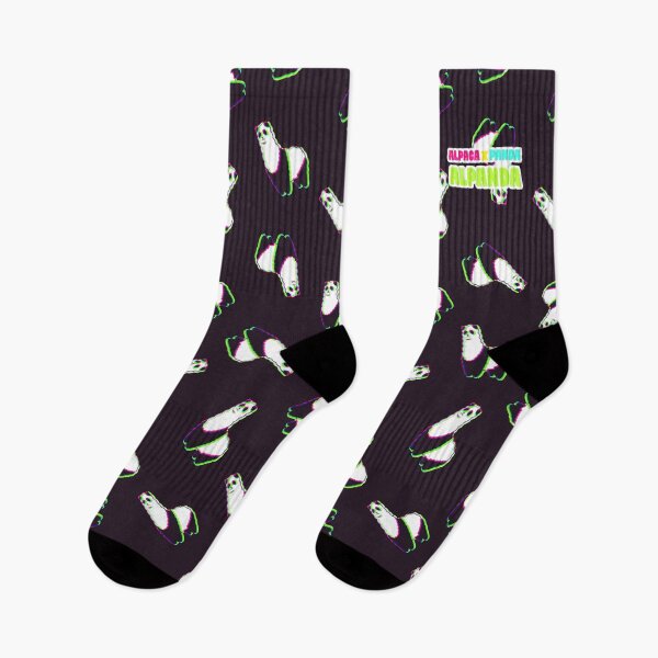 Item preview, Synthwave Alpaca panda - Alpanda Dark 2  designed and sold by animinimal.