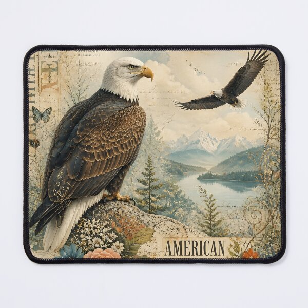 Item preview, American Spirit Bald Eagle America 250 designed and sold by Buttonquill.