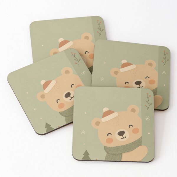 Item preview, Peekaboo Winter Bear designed and sold by RiceRose.