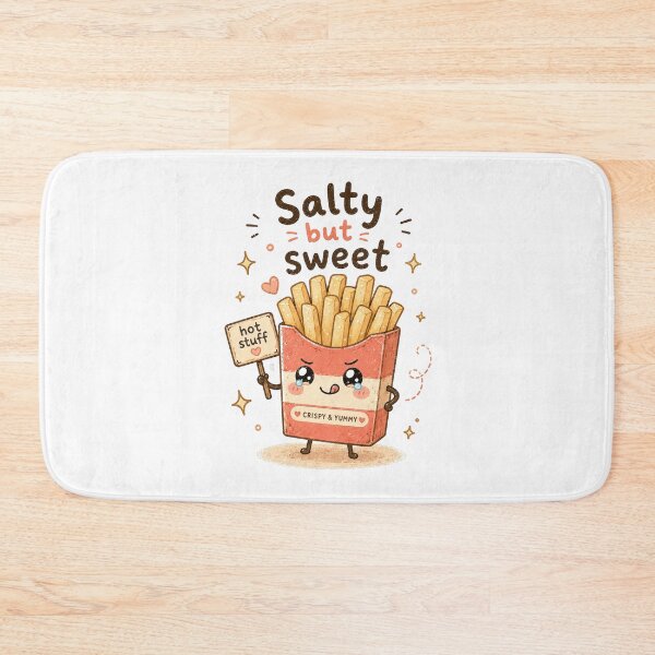 Item preview, Salty But Sweet Kawaii French Fries Sticker designed and sold by InkWanderStudio.