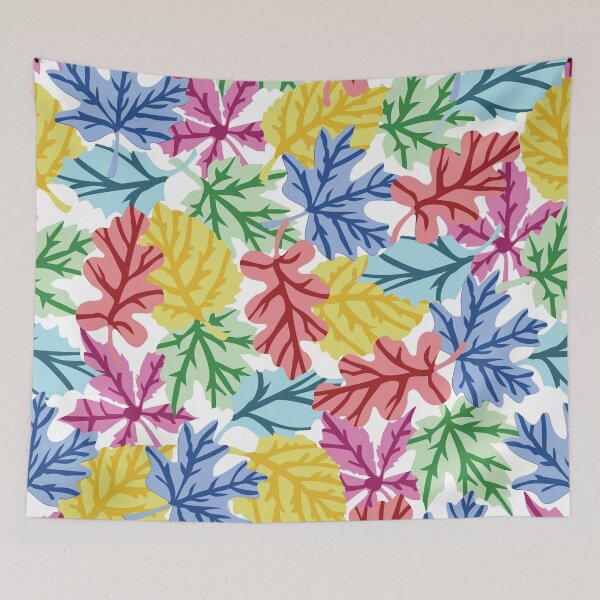 Item preview, Colorful Botanical Autumn Leaf Seamless Pattern designed and sold by PowerAntShop.