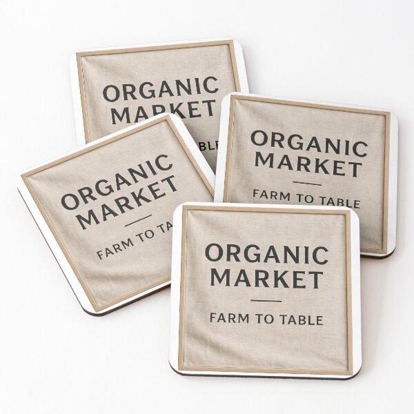 Item preview, Vintage Chalkboard Sign for Organic Farm to Table Market Concept designed and sold by Creative88Art.