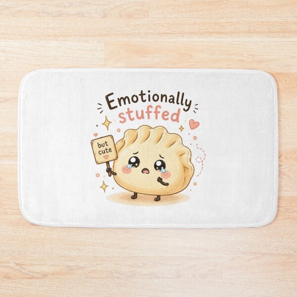 Item preview, Emotionally Stuffed Kawaii Dumpling Sticker designed and sold by InkWanderStudio.