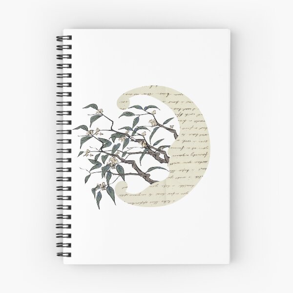 Item preview, Floral Crescent Word Moon designed and sold by hb-official.