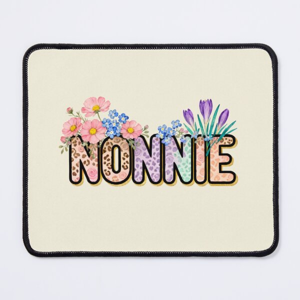 Item preview, Nonnie Floral Leopard Print Grandma Name Graphic T Shirt designed and sold by FestivityFinds.