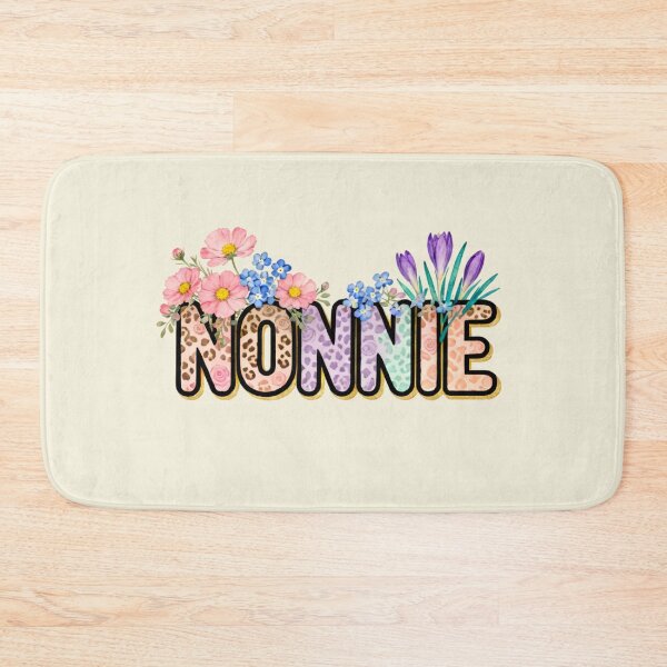 Item preview, Nonnie Floral Leopard Print Grandma Name Graphic T Shirt designed and sold by FestivityFinds.