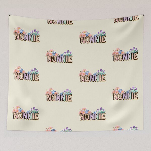 Item preview, Nonnie Floral Leopard Print Grandma Name Graphic T Shirt designed and sold by FestivityFinds.