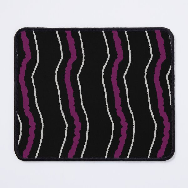 Item preview, Vertical organic stripes pattern | violet and gray stripes pattern | vertical irregular lines designed and sold by dfly-creations.