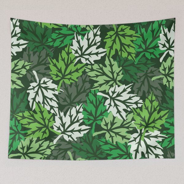 Item preview, Lush Green Layered Leaf Seamless Texture designed and sold by PowerAntShop.