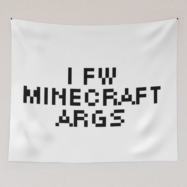 Item preview, minecraft arg fan pixel 8bit text designed and sold by renmei-studios.