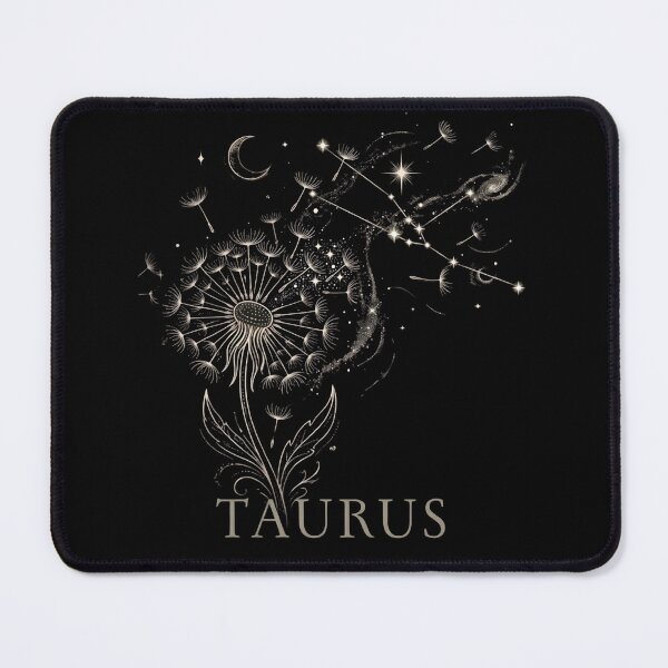 Item preview, Taurus Zodiac Dandelion Constellation Celestial Art designed and sold by SilentFlower.