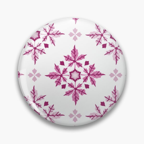 Item preview, Elegant Pink Ornamental Leaf Pattern designed and sold by PowerAntShop.