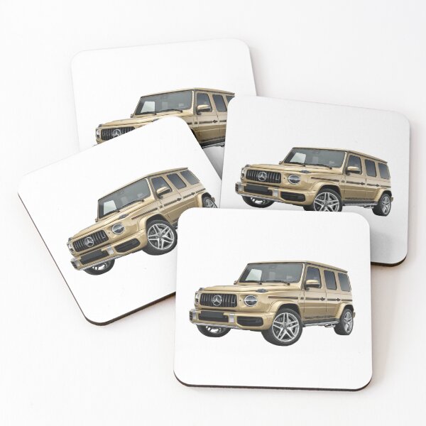 Item preview, G class g wagon gold car designed and sold by Nagikseyanart.