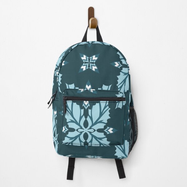Item preview, Dark Blue Decorative Floral Leaf Pattern designed and sold by PowerAntShop.