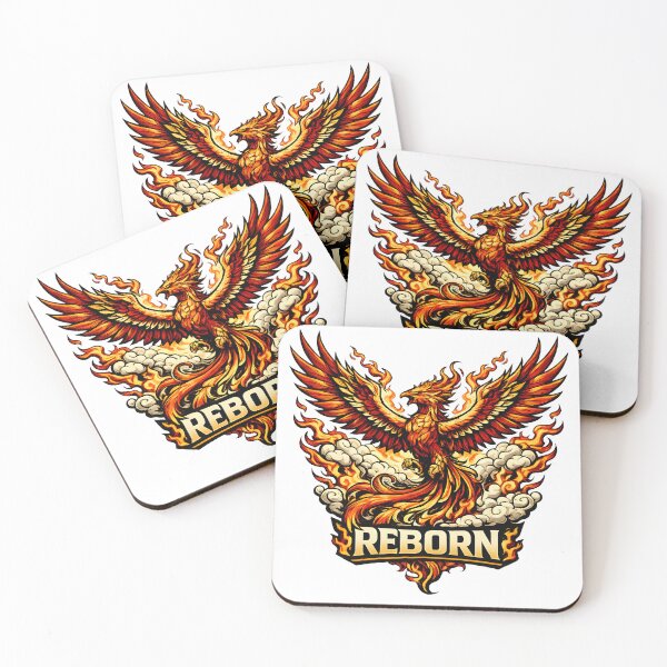 Item preview, Reborn | Majestic Phoenix Rising Vintage Mythology Retro T-Shirt Design designed and sold by AVINN-SENPAI.