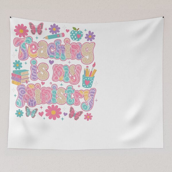 Item preview, Teaching is My Ministry Groovy Teacher designed and sold by JMDesignHub.