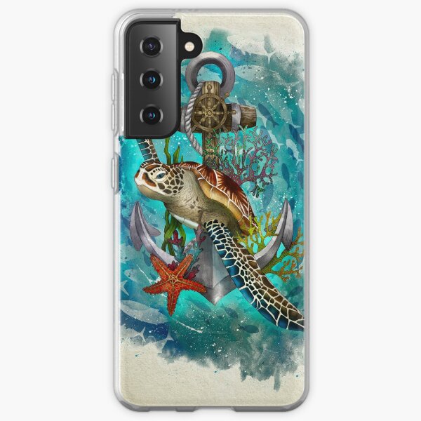 Turtle and Sea Samsung Galaxy Soft Case