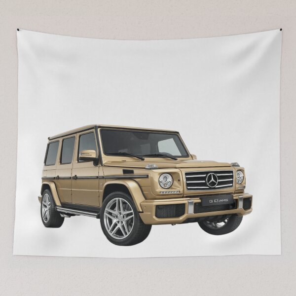 Item preview, G class g wagon gold car designed and sold by Nagikseyanart.
