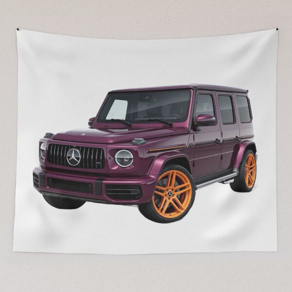Item preview, G class g wagon purple car designed and sold by Nagikseyanart.