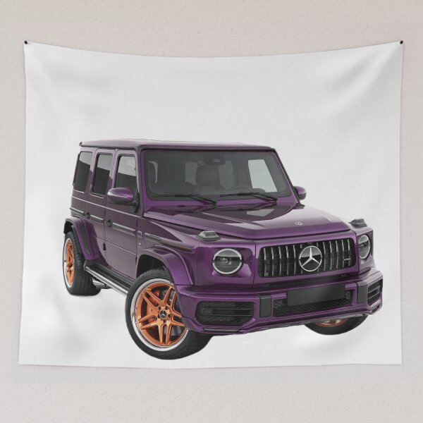 Item preview, G class g wagon purple car designed and sold by Nagikseyanart.