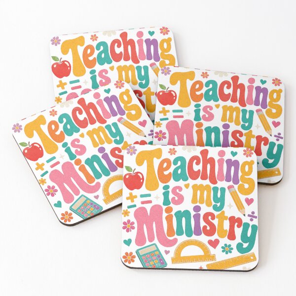 Item preview, Teaching Is My Ministry Groovy Educator School designed and sold by JMDesignHub.