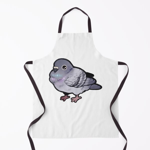Item preview, Fluffy Pigeon Cute Kawaii Bird Art designed and sold by FlowerRaccoon.