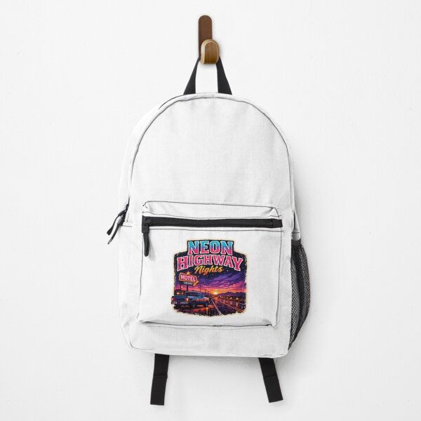Item preview, Neon Highway Nights Retro Motel Sunset designed and sold by jocellemars.