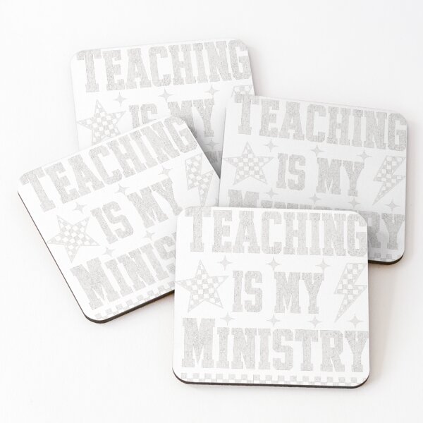 Item preview, Teaching Is My Ministry Distressed Teacher designed and sold by JMDesignHub.