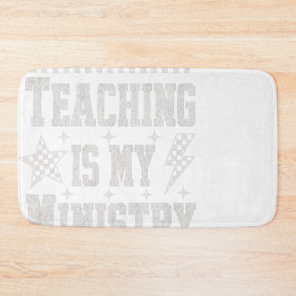 Item preview, Teaching Is My Ministry Distressed Teacher designed and sold by JMDesignHub.