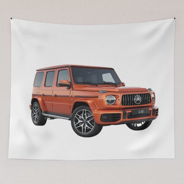 Item preview, G class g wagon orange car designed and sold by Nagikseyanart.