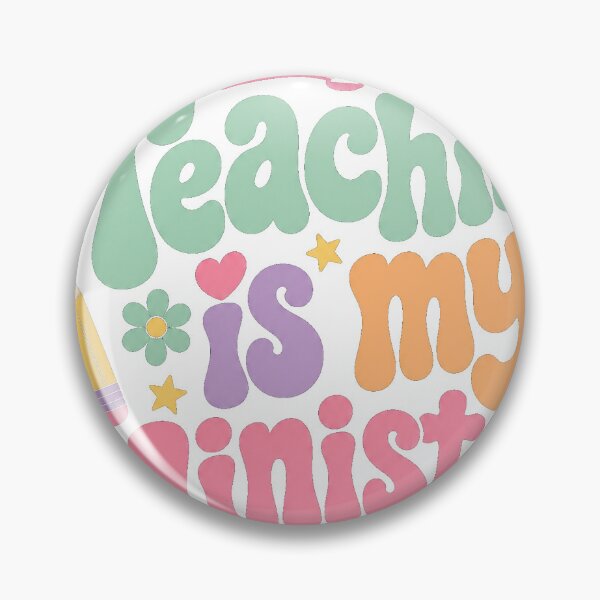 Item preview, Teaching is My Ministry Groovy Educator Design designed and sold by JMDesignHub.