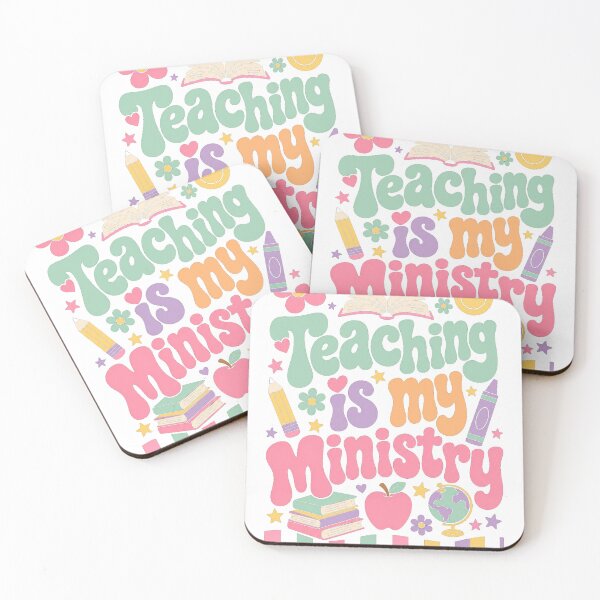 Item preview, Teaching is My Ministry Groovy Educator Design designed and sold by JMDesignHub.