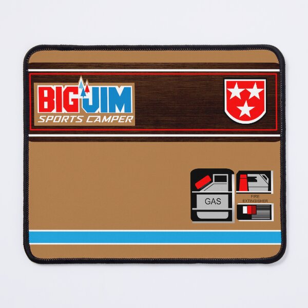 Item preview, BIG JIM Side panel from the Big Jim camper from the 1970's designed and sold by The Retromotel.