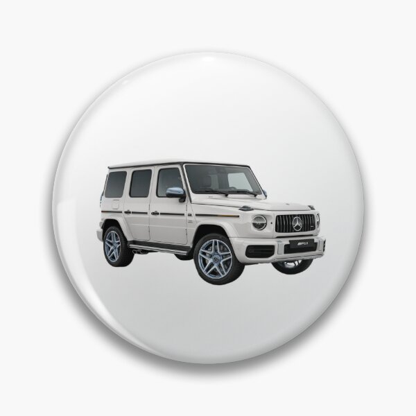 Item preview, G class g wagon white car designed and sold by Nagikseyanart.
