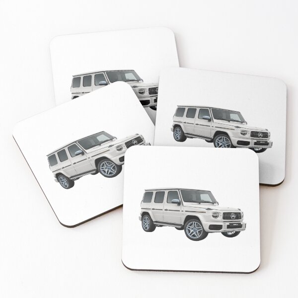 Item preview, G class g wagon white car designed and sold by Nagikseyanart.