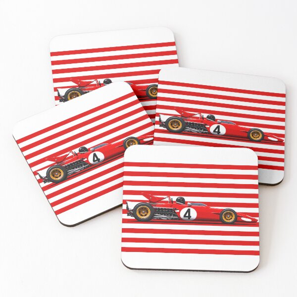 Item preview, Jacky Ickx Classic Red F1 Car designed and sold by PitWallArt.