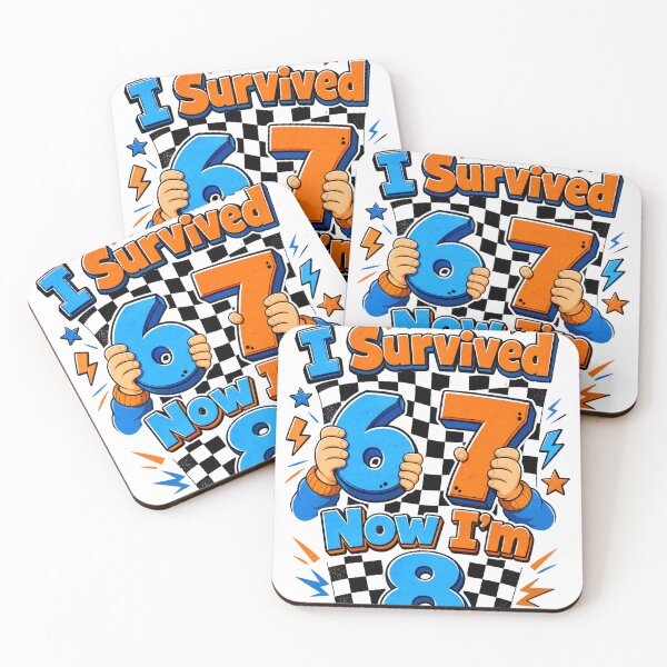 Item preview, I Survived 6 7 Now I'm 8 Eight Year Old designed and sold by JMDesignHub.