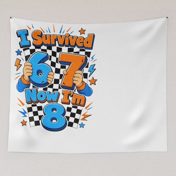 Item preview, I Survived 6 7 Now I'm 8 Eight Year Old designed and sold by JMDesignHub.