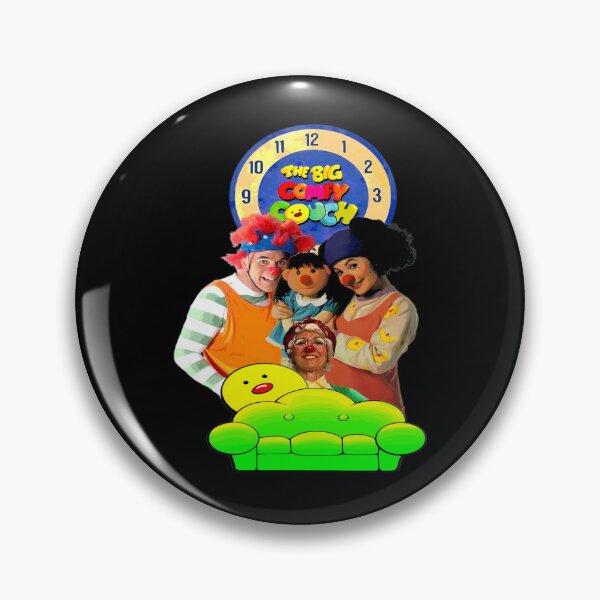 Item preview, The Big Comfy Couch Clock Time designed and sold by ELFENNEC.