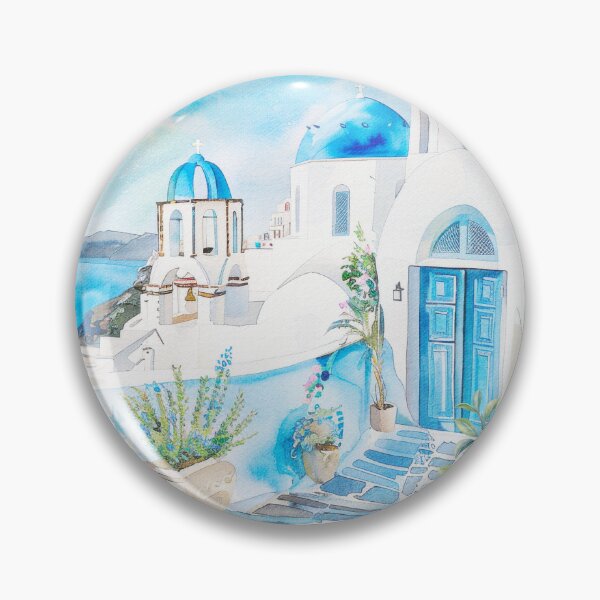 Item preview, Sunny Santorini In Greece designed and sold by JonnaHurmerinta.
