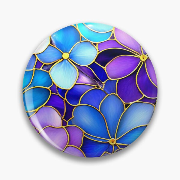Item preview, Cool Summer Blue And Lilac Floral Art Designs designed and sold by DEC02.