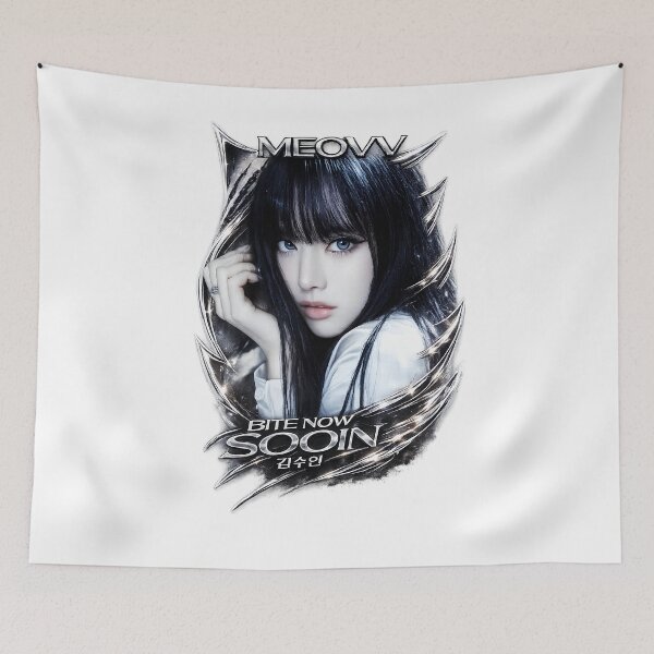 Item preview, Sooin MEOVV BITE NOW Kpop Sticker Design designed and sold by Valereekmerch.