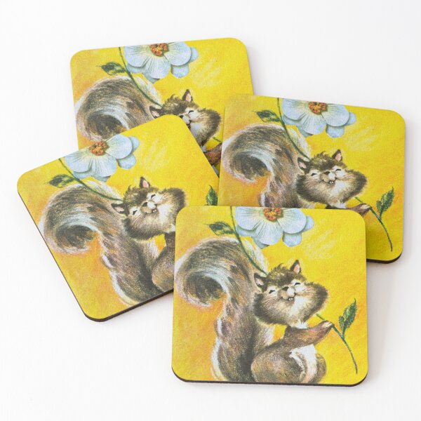 Item preview, Vintage Yellow Squirrel Art designed and sold by reganisit.